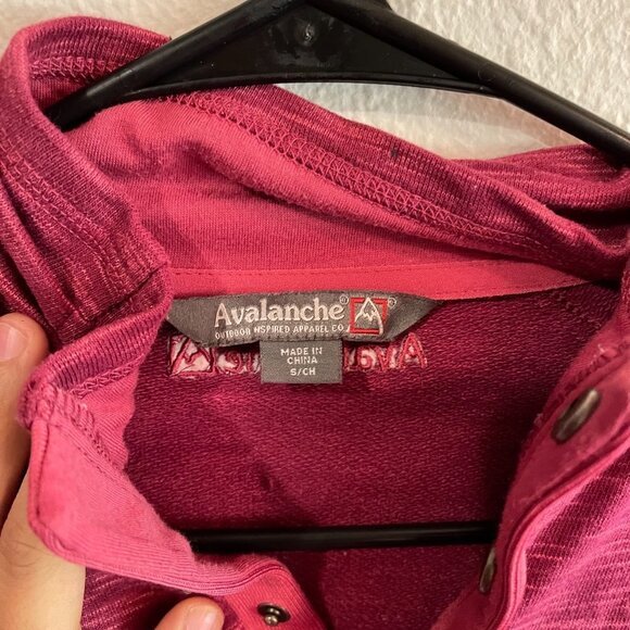 Avalanche Pink Button Down Long‎ Sleeve Top - Picture 4 of 5